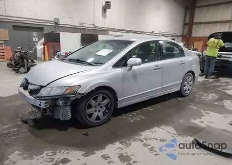 2010 Honda Civic Lx z USA, uszkodzony, nr VIN 2HGFA1F55AH317755